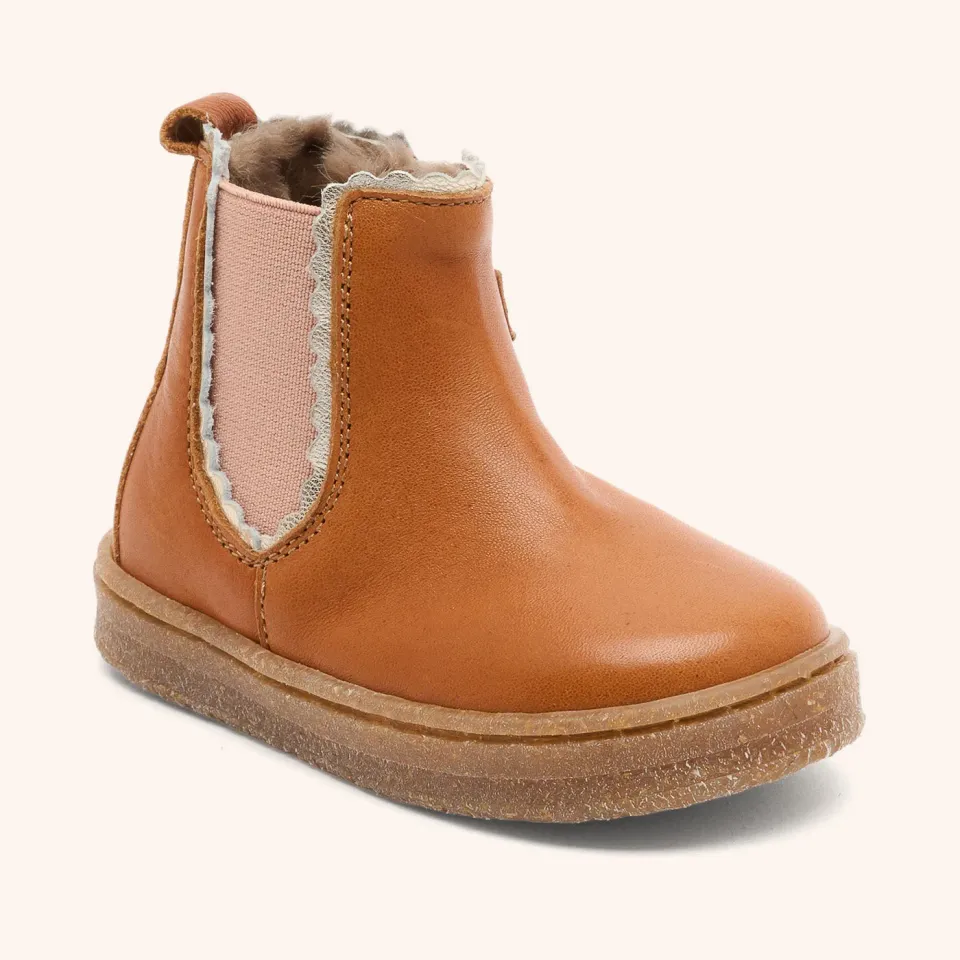 Bisgaard Siggi Lamb vinterstøvle cognac med lammeuld