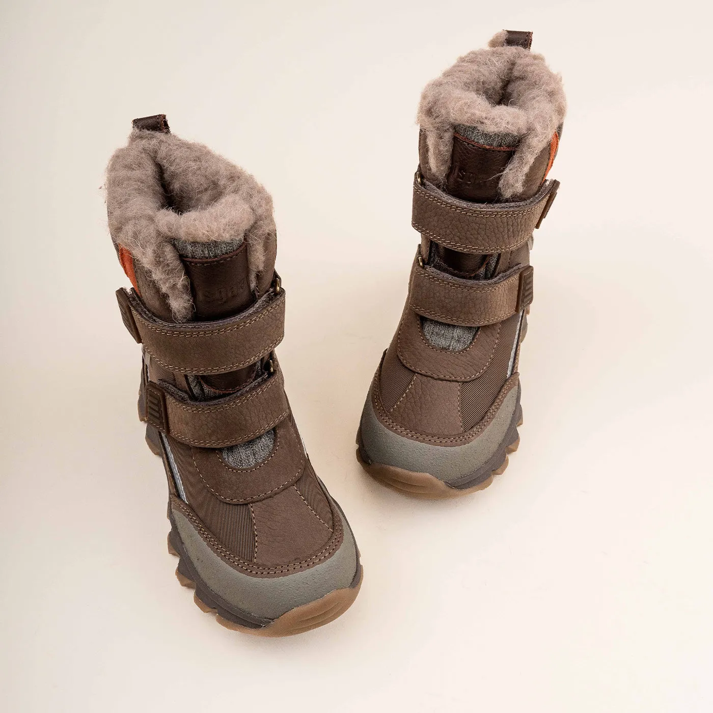 Bisgaard Eddie Tex vinterstøvle mørkebrun uld