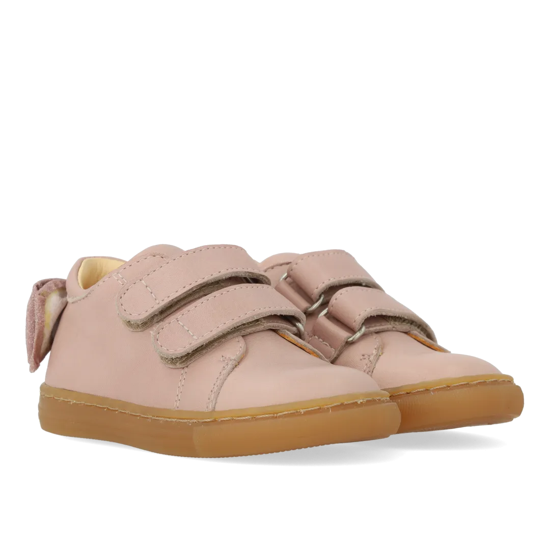Angulus Begynder sneaker glittersløjfe børnesko str 21-25