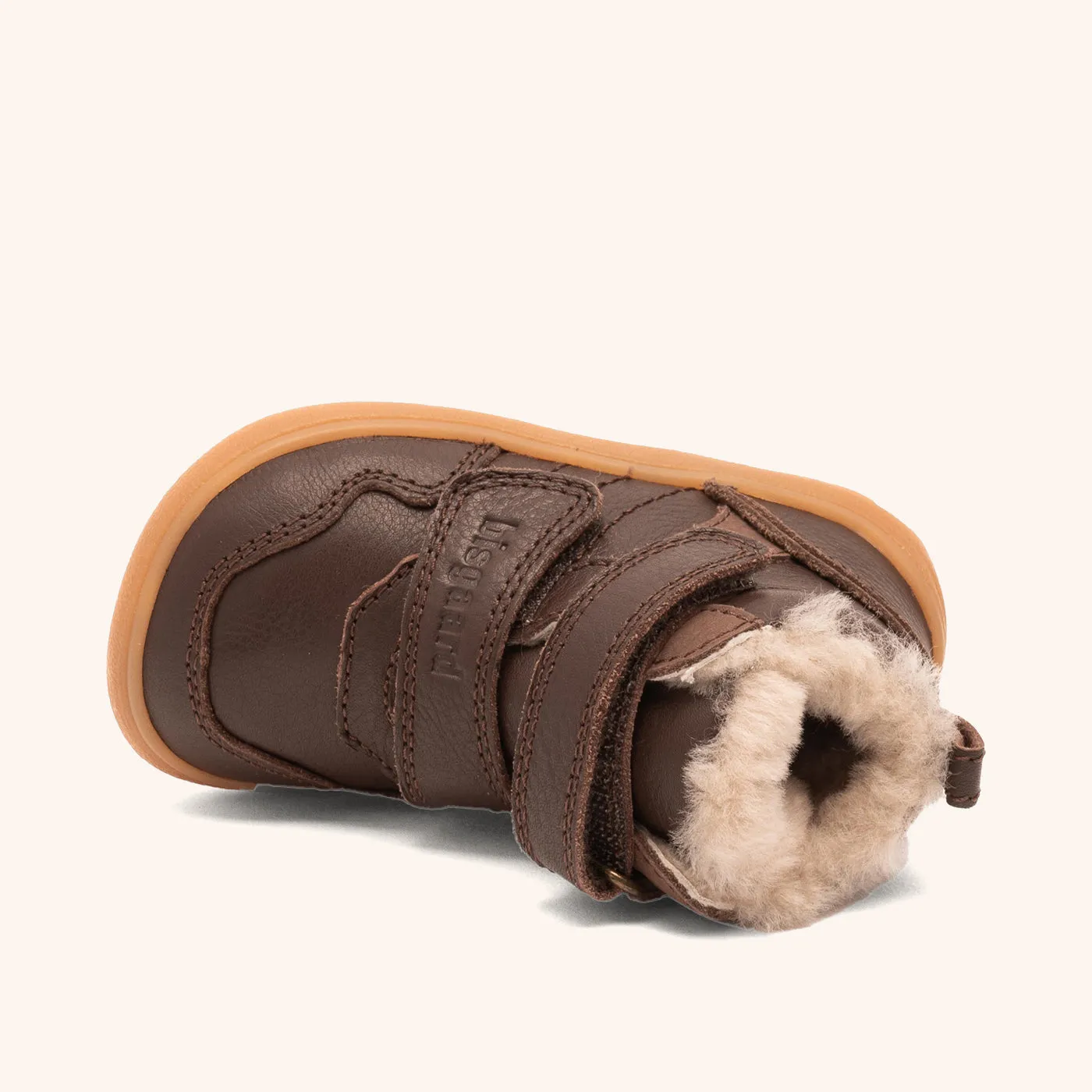 Bisgaard Barefoot Becky barfodssko lamb brown lammeskind