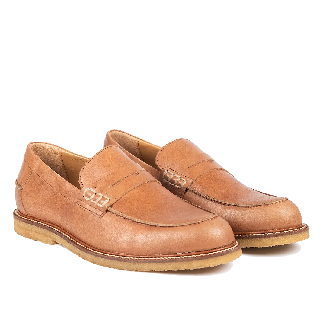 Angulus Loafer dame penny loafer læder skind