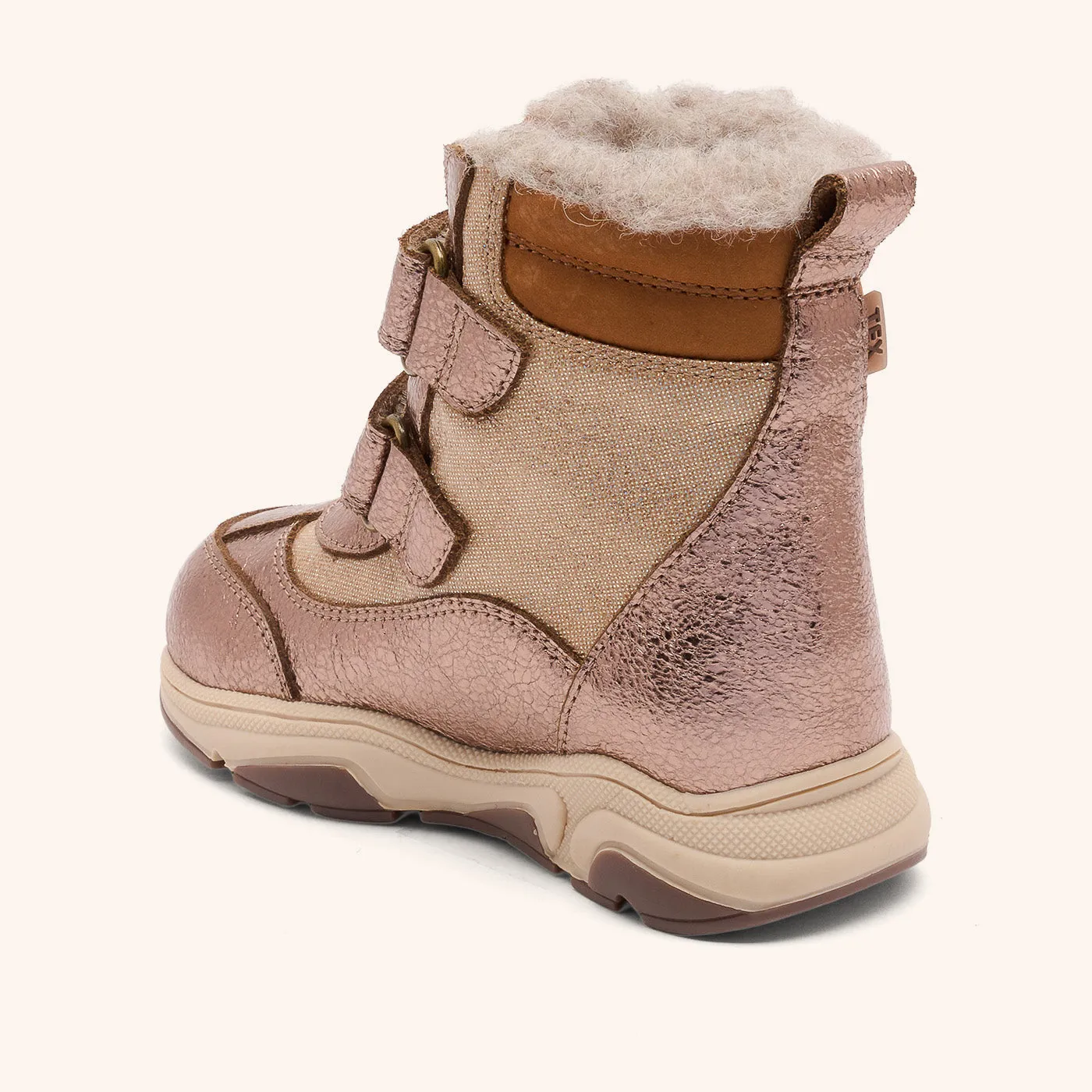 Bisgaard Marius Tex vinterstøvle rose gold TEX