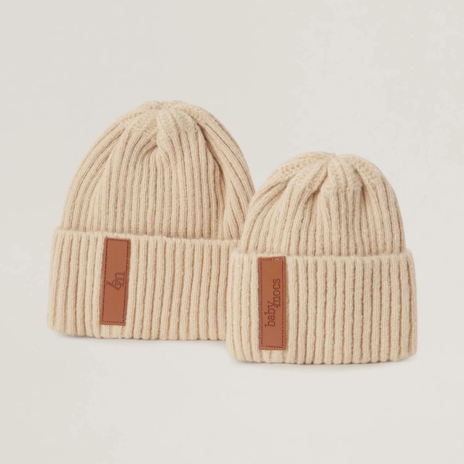 BabyMocs Beanie hue brun børn økologisk