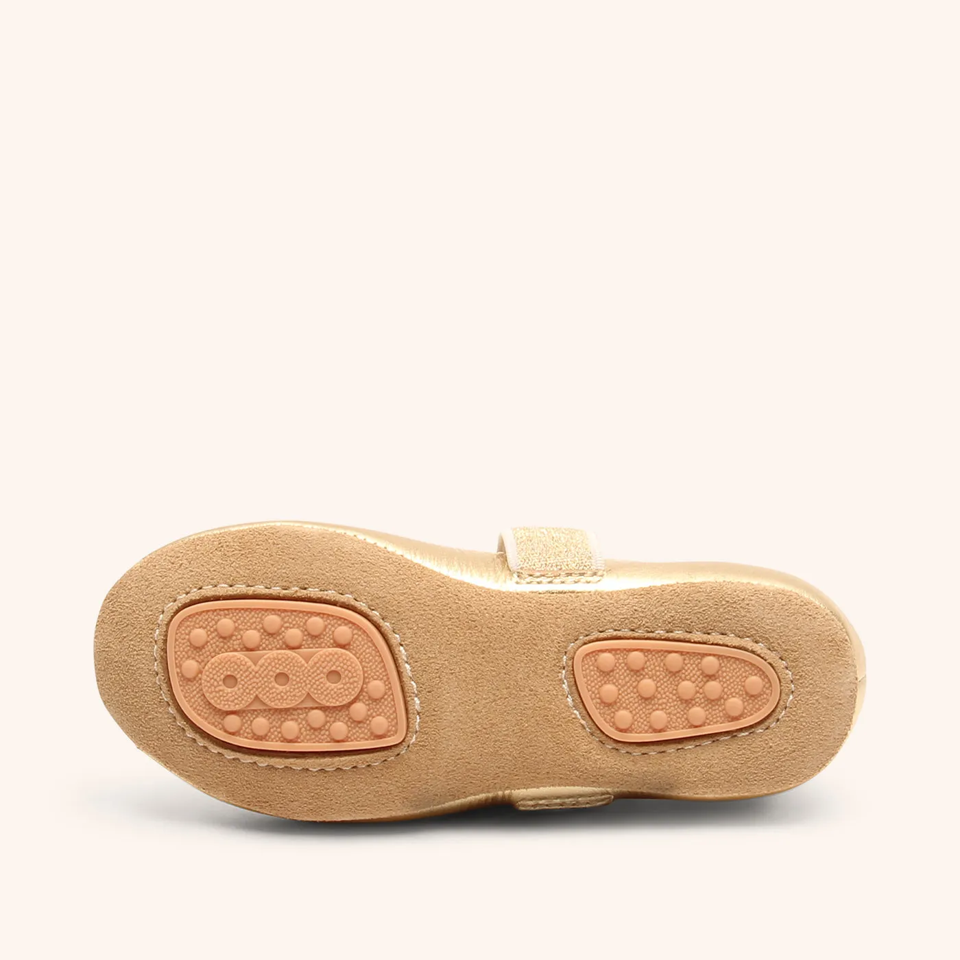 Bisgaard Ballet hjemmesko gold let model
