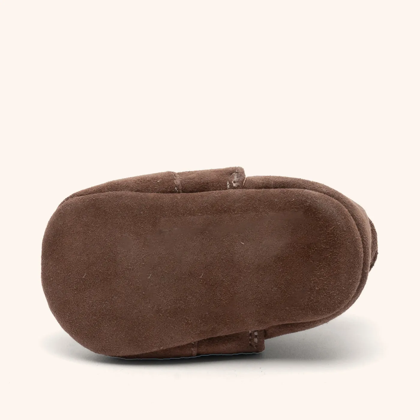 Bisgaard Newborn kravlesko chocolate ruskind