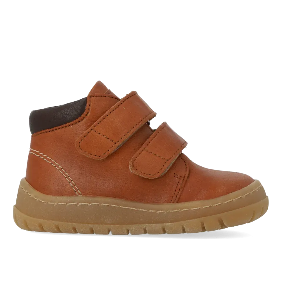 Angulus Begynder mid-cut sneaker børnesko læder rummelig
