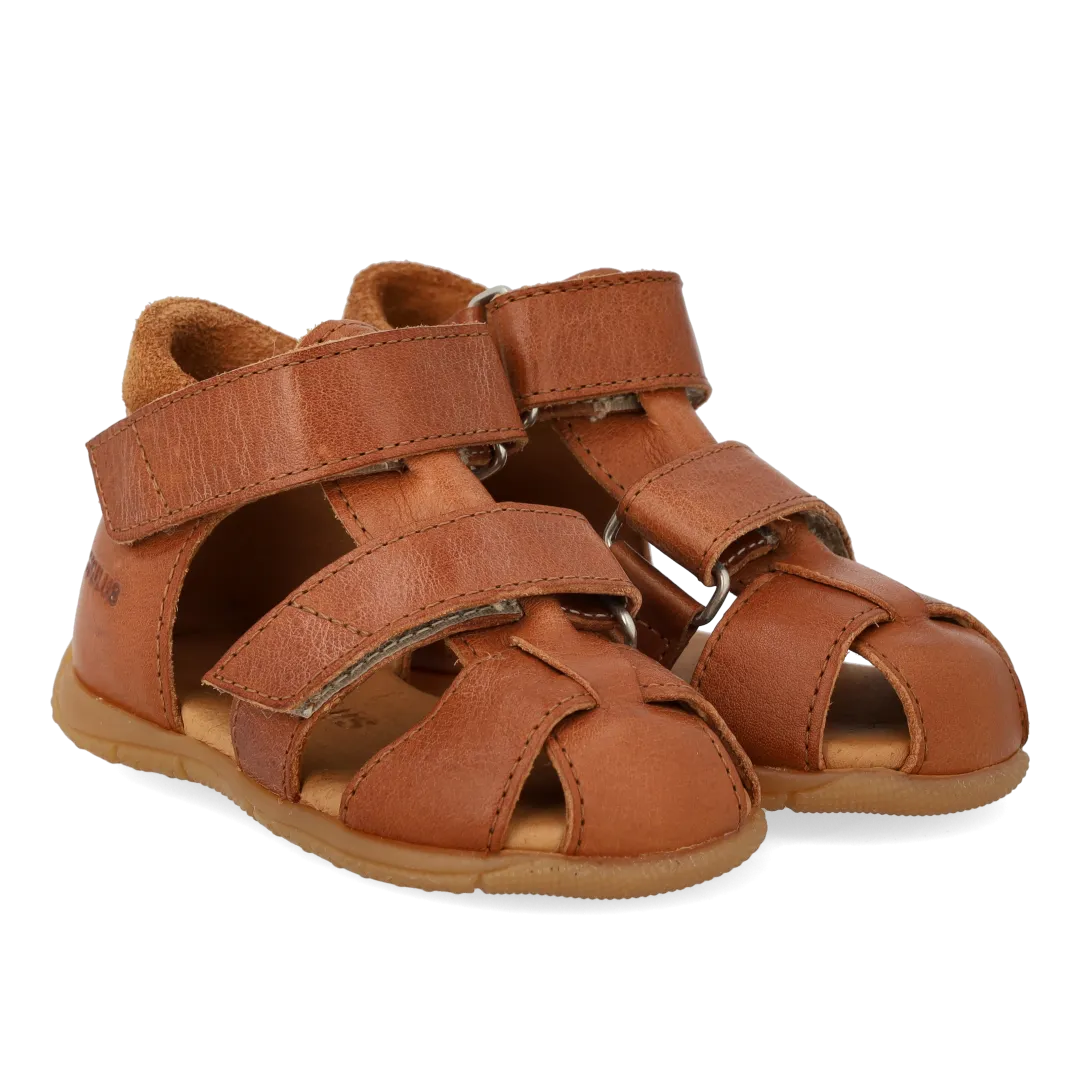 Angulus Sandal dobbelt velcro begyndersandal læder 18-23