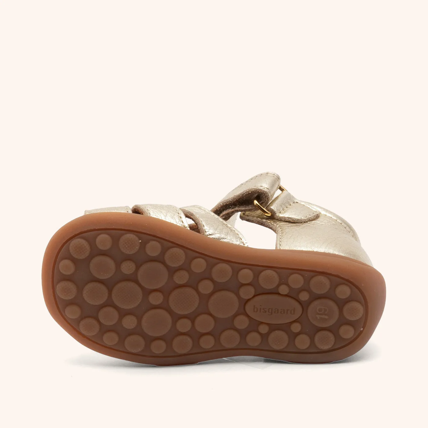 Bisgaard Carly sandal gold læder