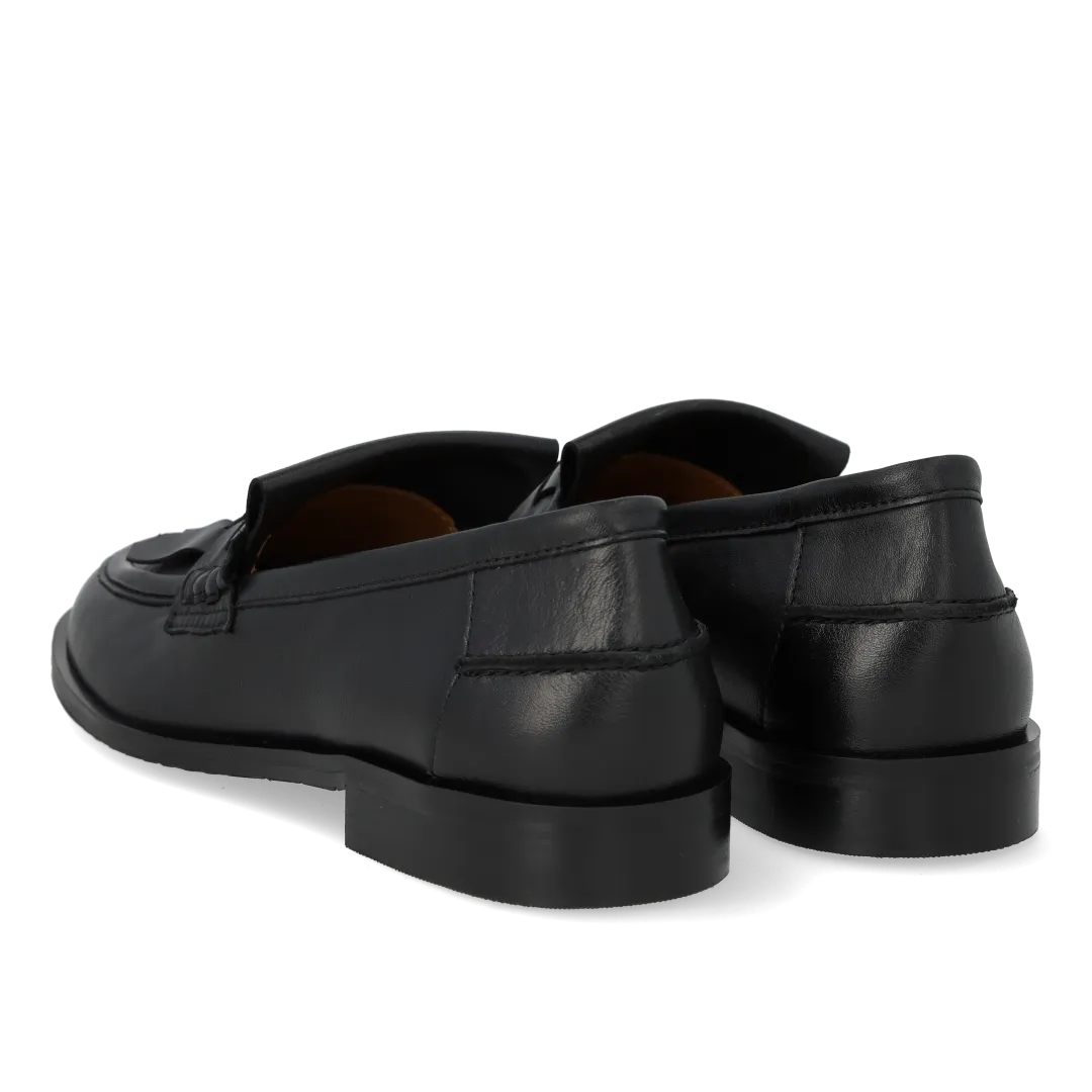 Angulus Loafer med fletdetalje loafer dame læder