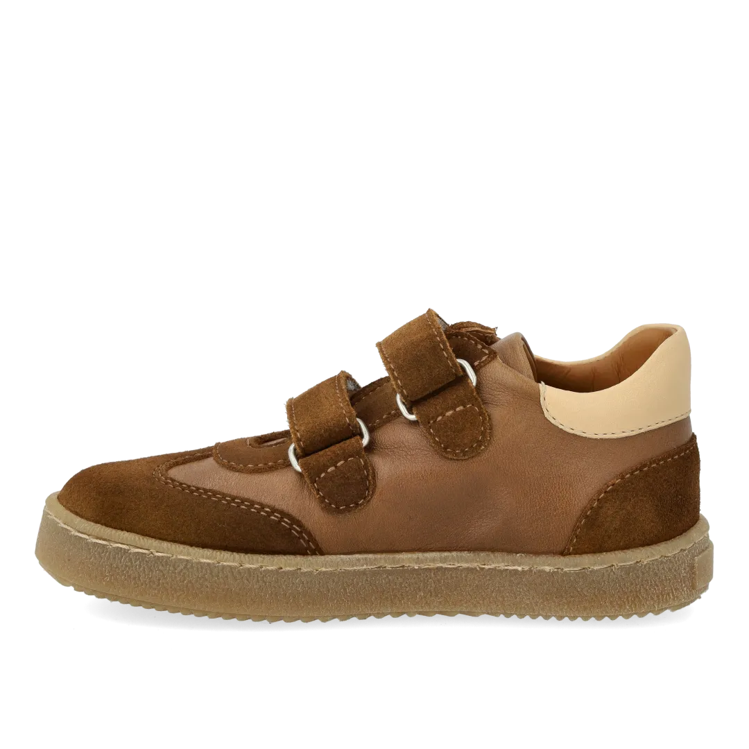 Angulus sneaker colour-block velcro læder børn